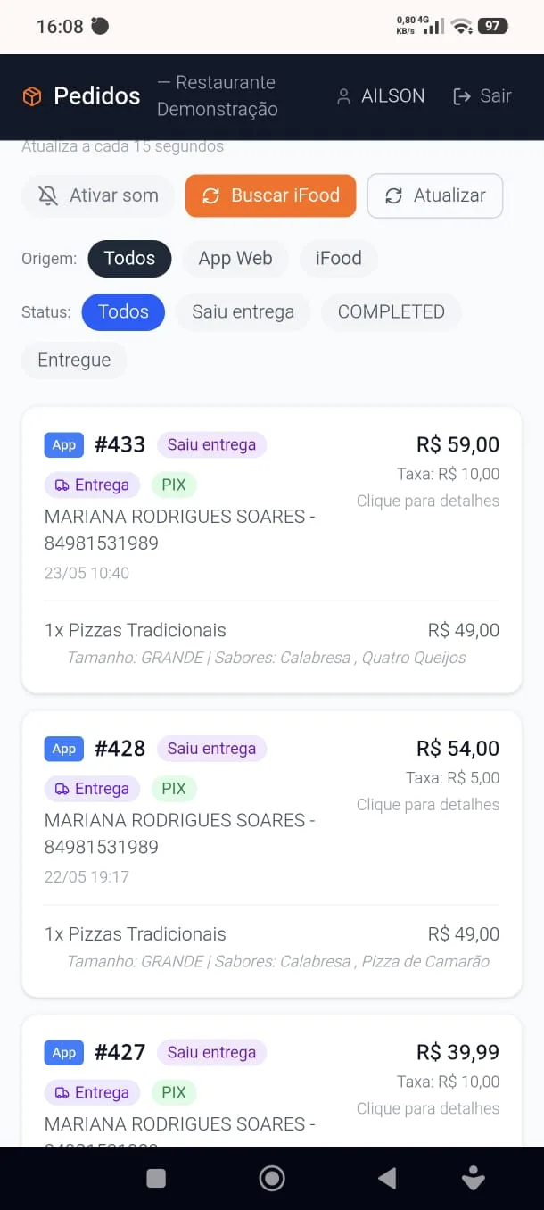 Pedidos